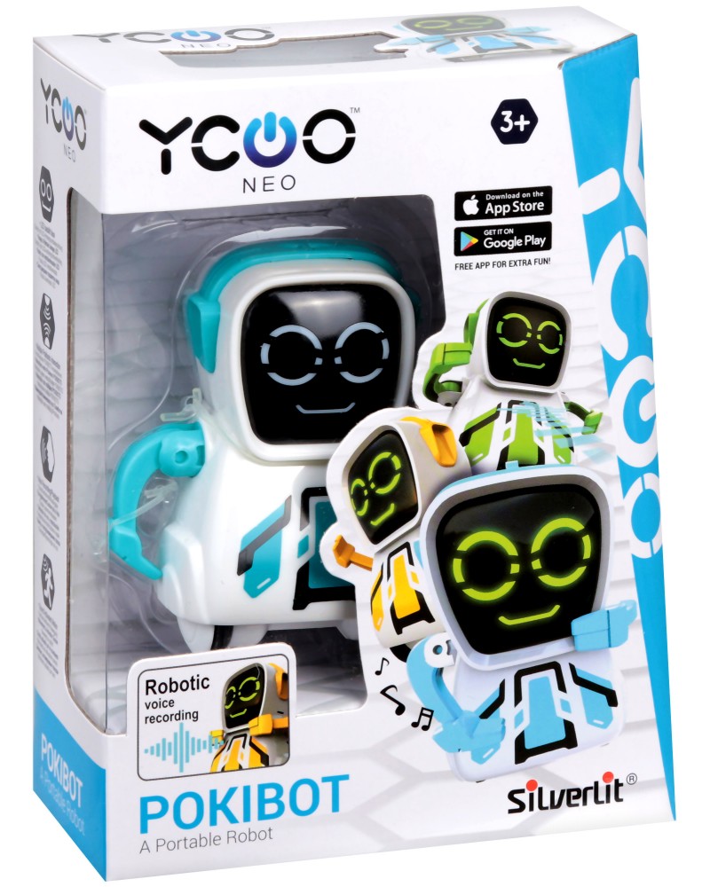 Робот - Pokibot Робот - Pokibot - Детска интерактивна играчка от серията Ycoo - играчка