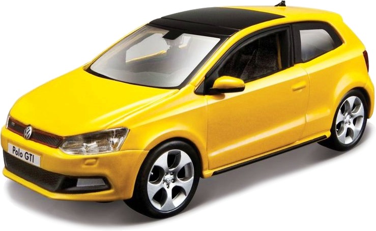 Метална количка Bburago Volkswagen Polo GTI Mark 5 Метална количка Bburago Volkswagen Polo GTI Mark 5 - С мащаб 1:32 - количка