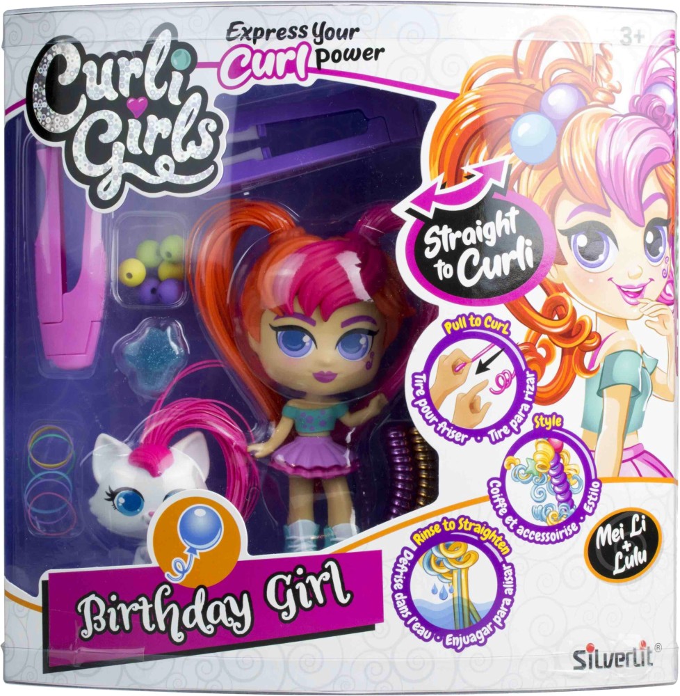        Silverlit Birthday GIrl -   Curli Girls - 