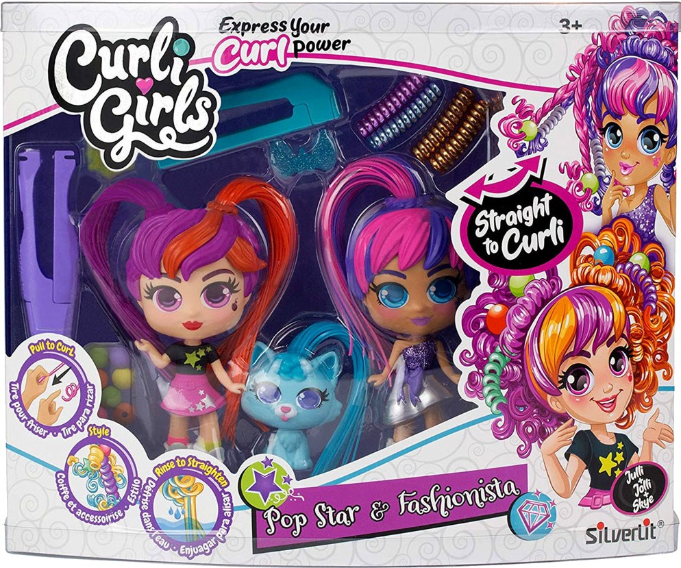        Silverlit Pop Star and Fashionista -   Curli Girls - 