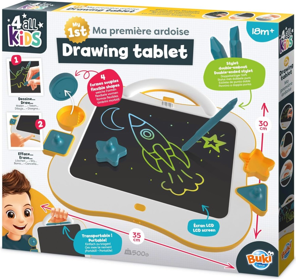 Моят първи таблет за рисуване - Buki France Моят първи таблет за рисуване - Buki France - Творчески комплект - творчески комплект