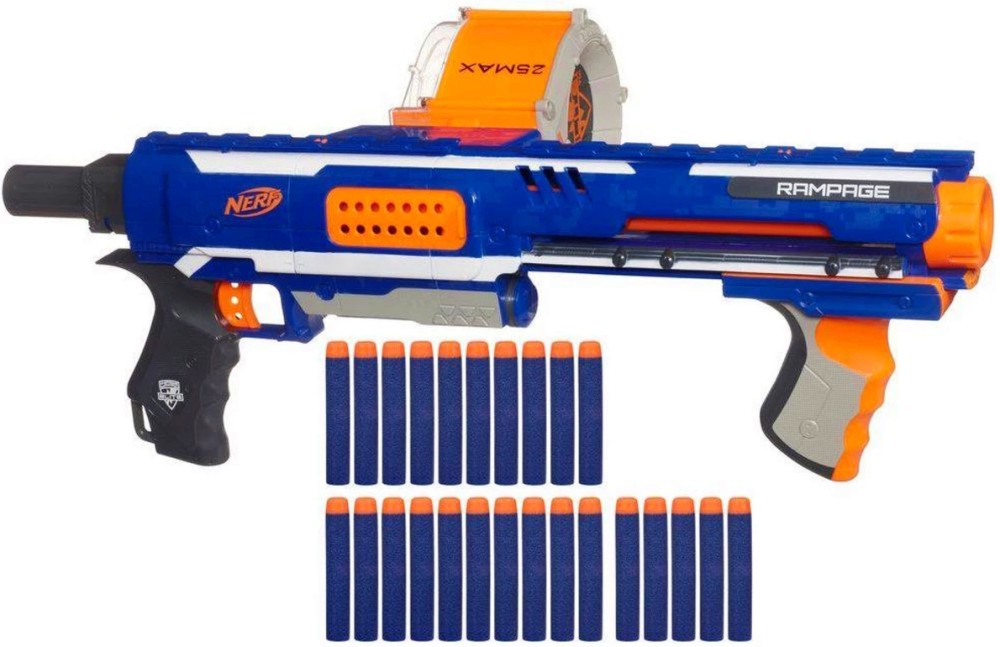 Nerf - N-Strike Elite Rampage -   25  - 