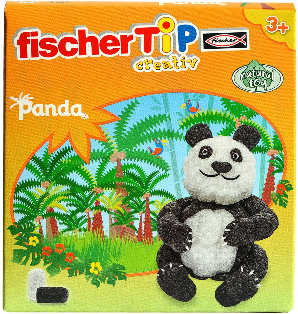 Еко конструктор Fischer Tip Creativ - Панда - играчка