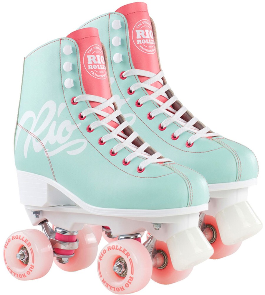   Rio Roller Script Teal/Coral - 