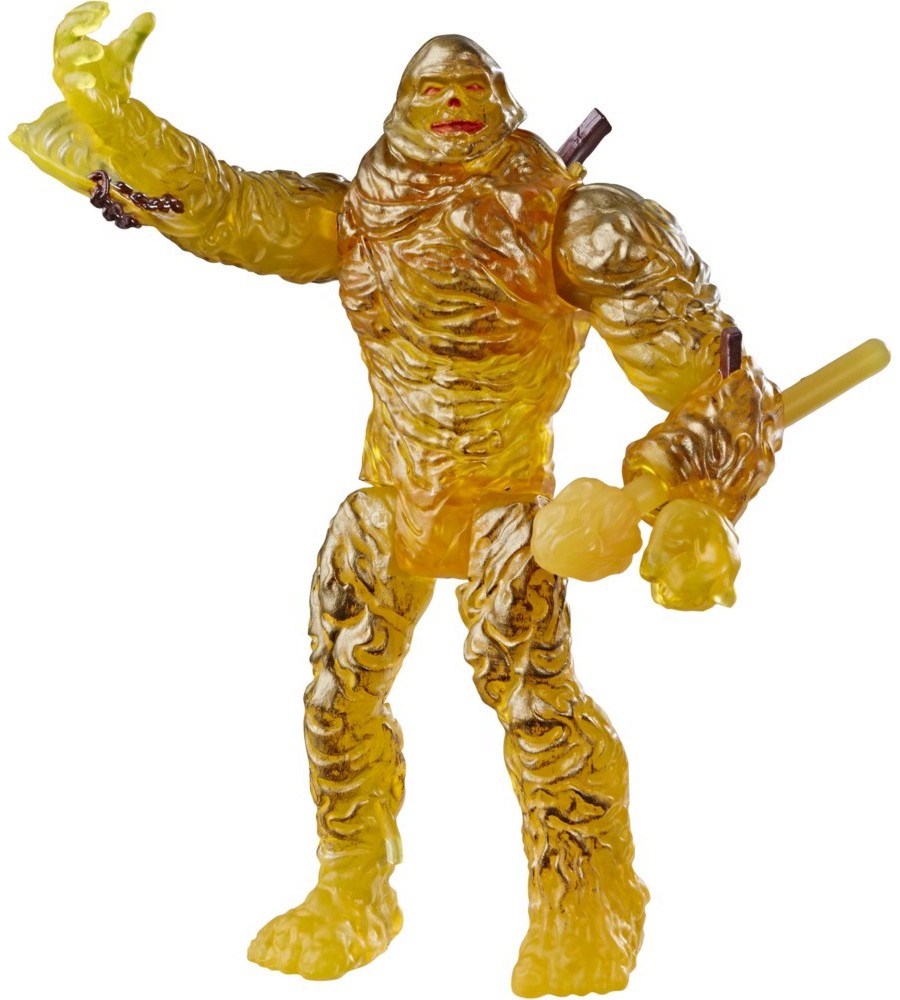 Екшън фигура Hasbro Molten Man Far From Home - С щит от серията Спайдърмен - фигура