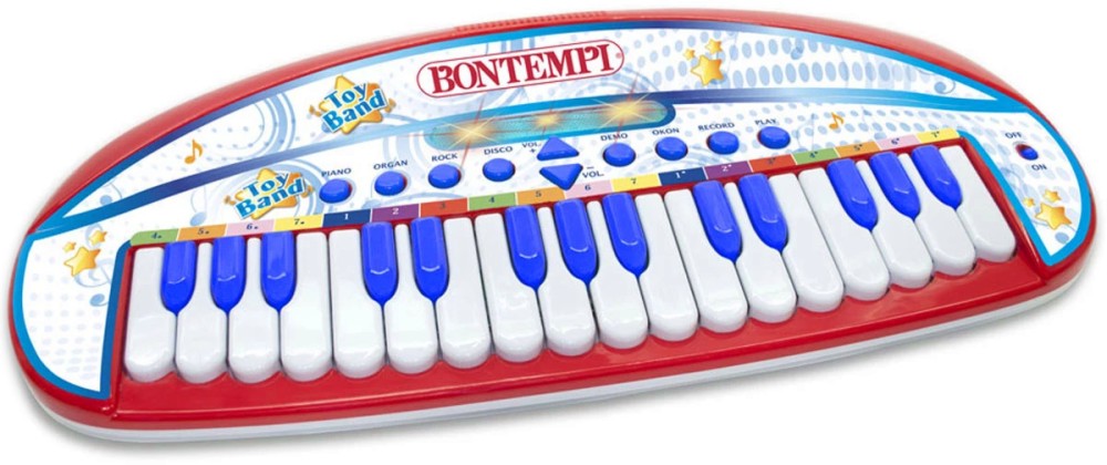 Електронен синтезатор с 31 клавиша Bontempi - Детски музикален инструмент - играчка