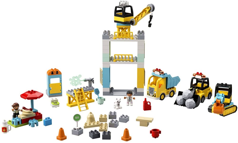 LEGO Duplo - Строителна площадка LEGO Duplo - Строителна площадка - Детски конструктор - играчка