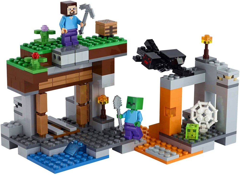 LEGO Minecraft - Изоставената мина - Детски конструктор - играчка