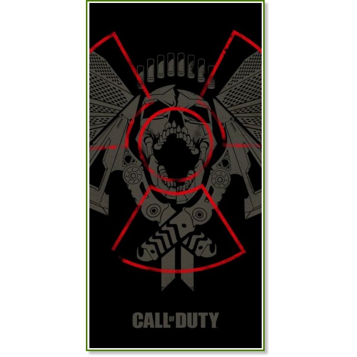 Детска памучна плажна кърпа - Call of Duty Детска памучна плажна кърпа - Call of Duty - С размери 70 x 140 cm - детски аксесоар