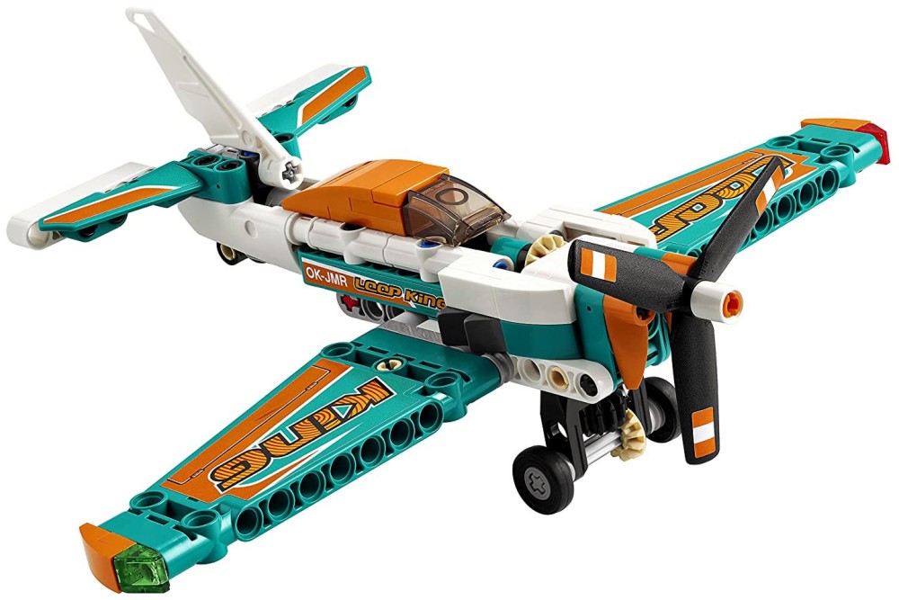 LEGO Technic - Състезателен самолет 2 в 1 - Детски конструктор - играчка