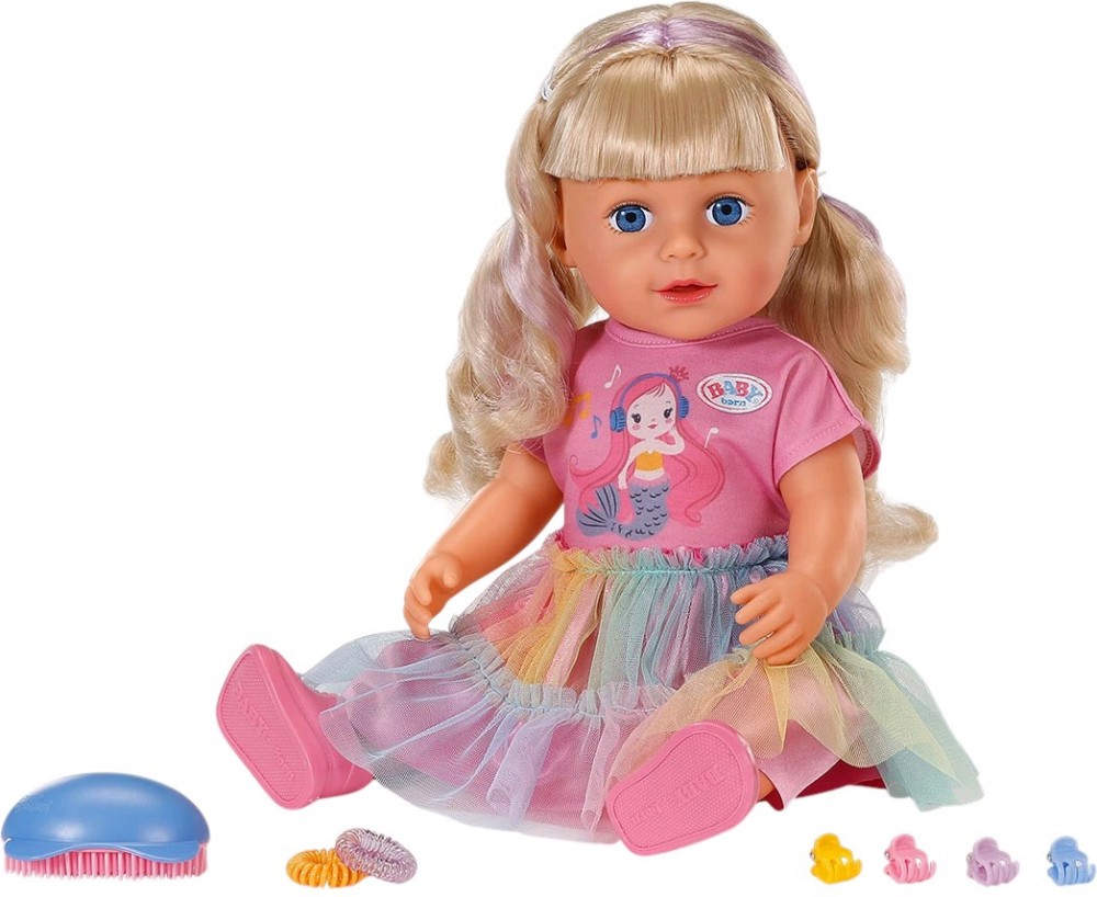 Кукла Карла с дълга коса - Zapf Creation Кукла Карла с дълга коса - Zapf Creation - От серията Baby Born - кукла