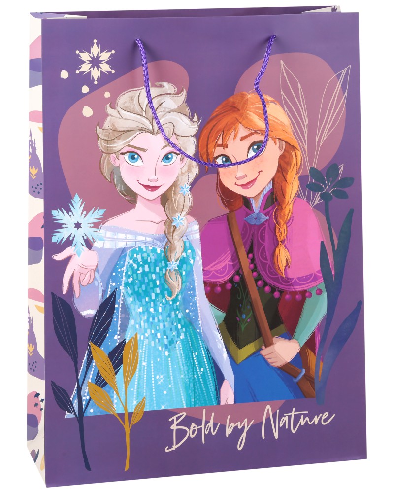 Подаръчна торбичка Елза и Анна - Unic Art Подаръчна торбичка Елза и Анна - Unic Art - С размери 33 / 45 / 12 cm на тема Замръзналото кралство - продукт