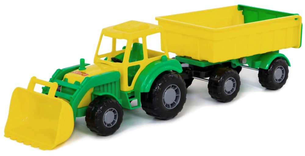 Трактор с лопата и ремакре Master - Детска играчка - играчка
