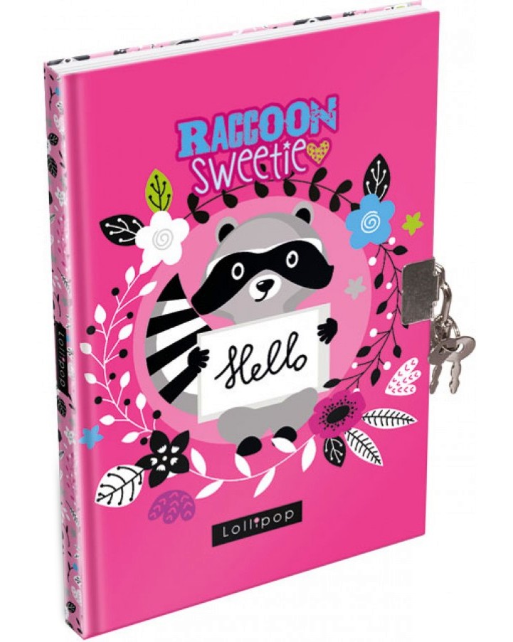   Lizzy Card - Lollipop: Raccoon Sweetie -     -  