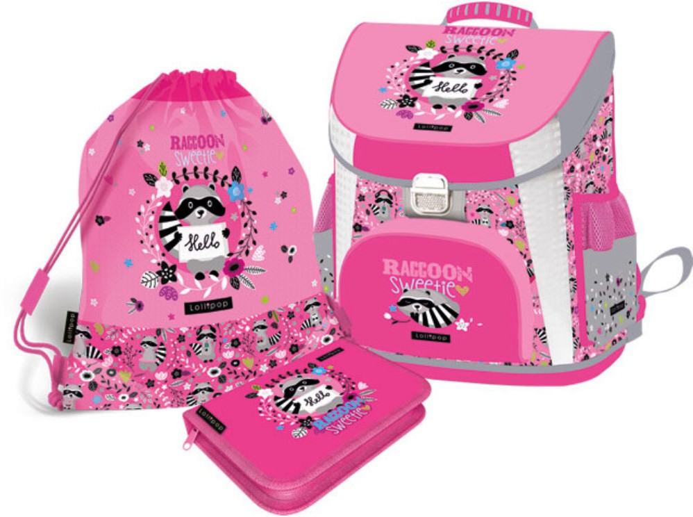   Lizzy Card Lollipop -          "Raccoon Sweetie" - 