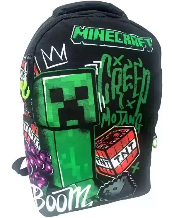 Ученическа раница Creeper Ученическа раница Creeper - На тема Minecraft - раница