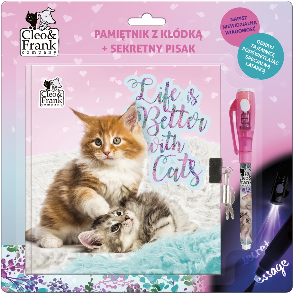 Таен дневник Derform - Cleo & Frank Таен дневник Derform - Cleo & Frank - С магическа писалка - тефтер