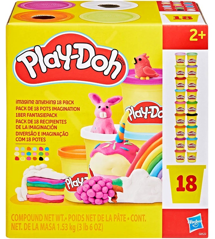 Комплект с пластилин Представи си всичко - Play-Doh Комплект с пластилин Представи си всичко - Play-Doh - Творчески комплект - творчески комплект