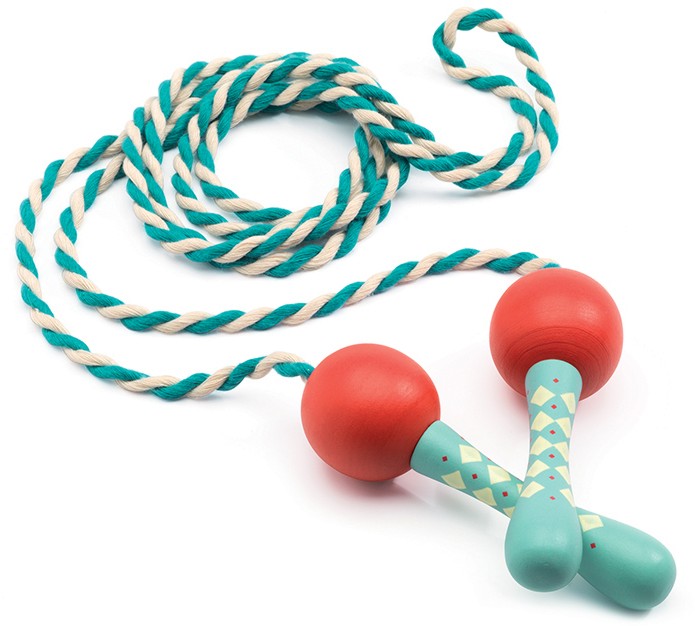 Въже за скачане Cordelia - Djeco Въже за скачане Cordelia - Djeco - С дължина 240 cm - играчка