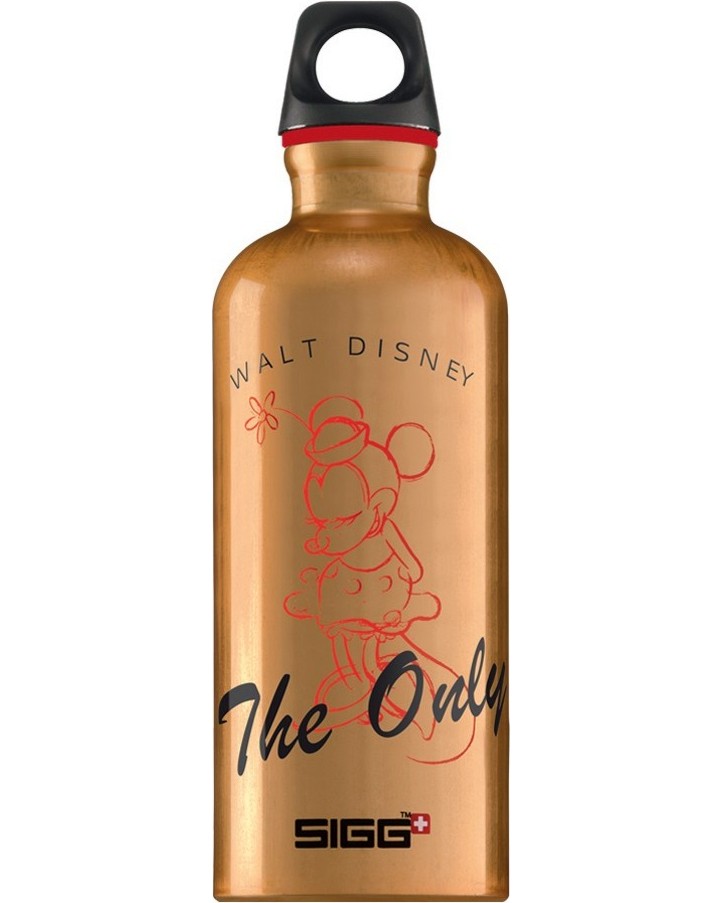 Алуминиева детска бутилка Sigg Minnie Celebrity Алуминиева детска бутилка Sigg Minnie Celebrity - С вместимост 600 ml на тема Мики Маус - играчка