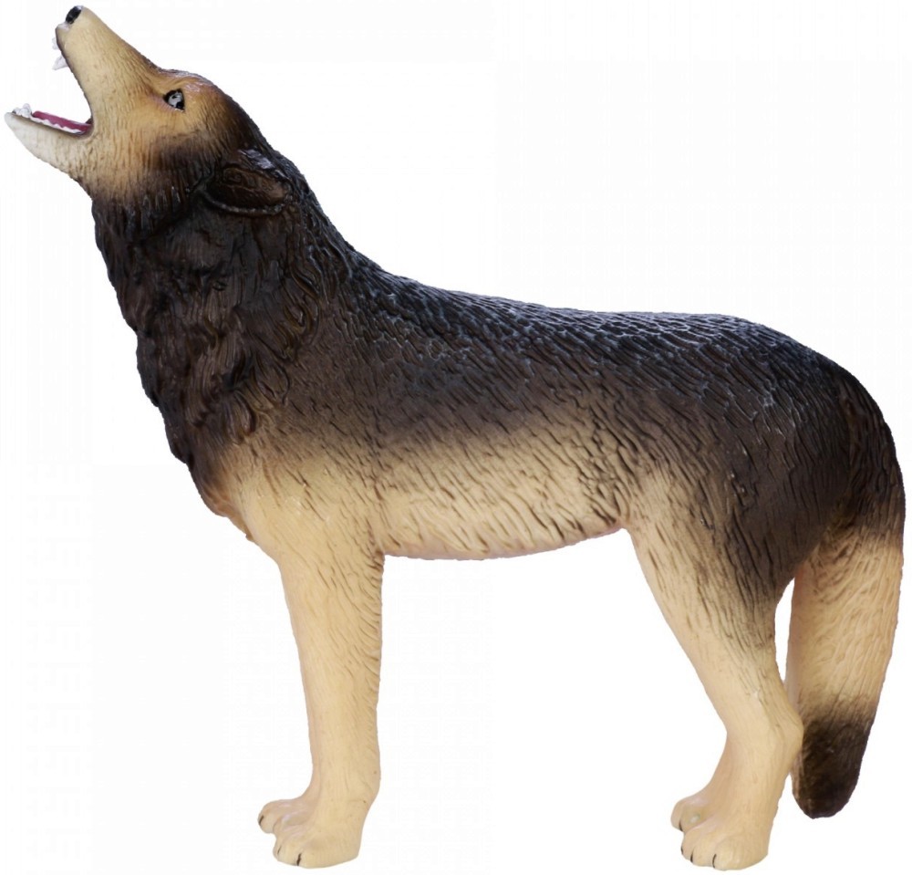 Фигурка на виещ вълк Mojo - От серията Wildlife - фигура