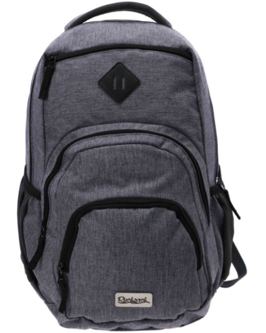   Grey Black - Rucksack Only - 