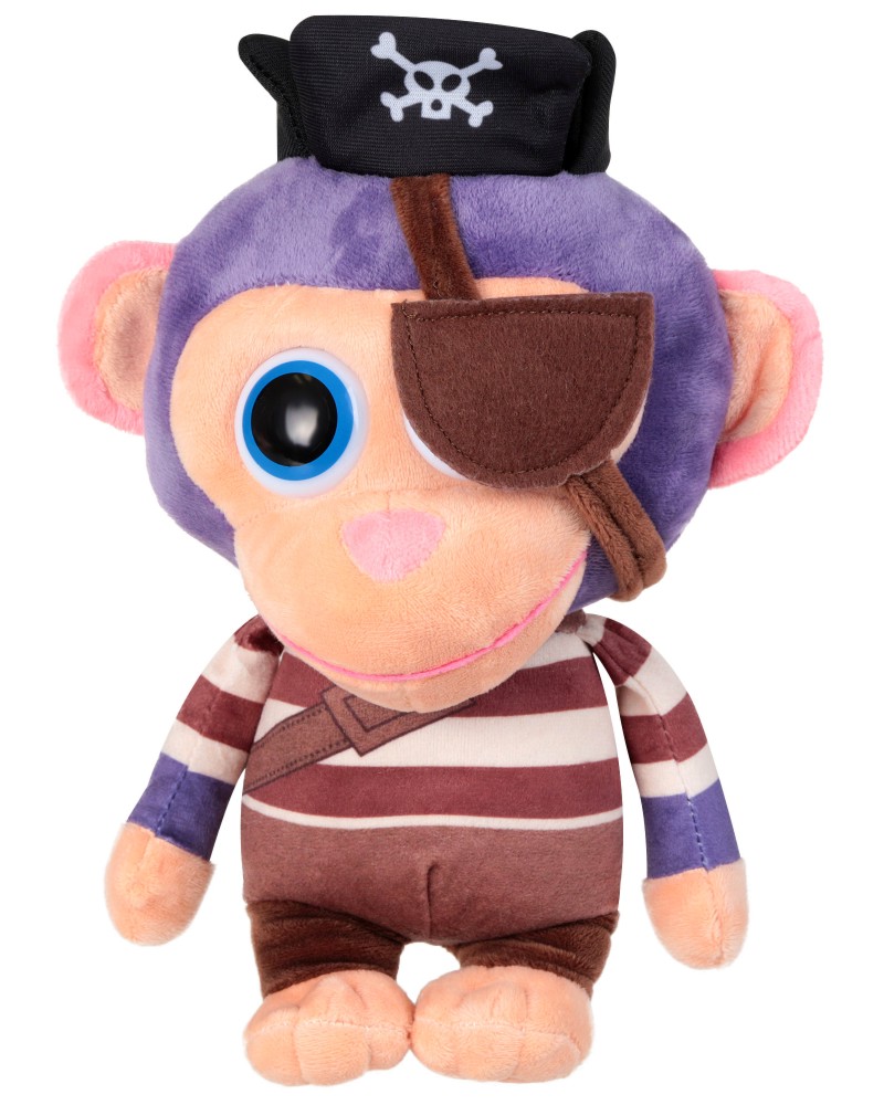 Плюшена играчка маймуна в костюм на пират - Play by Play - От серията Wonder Park - играчка
