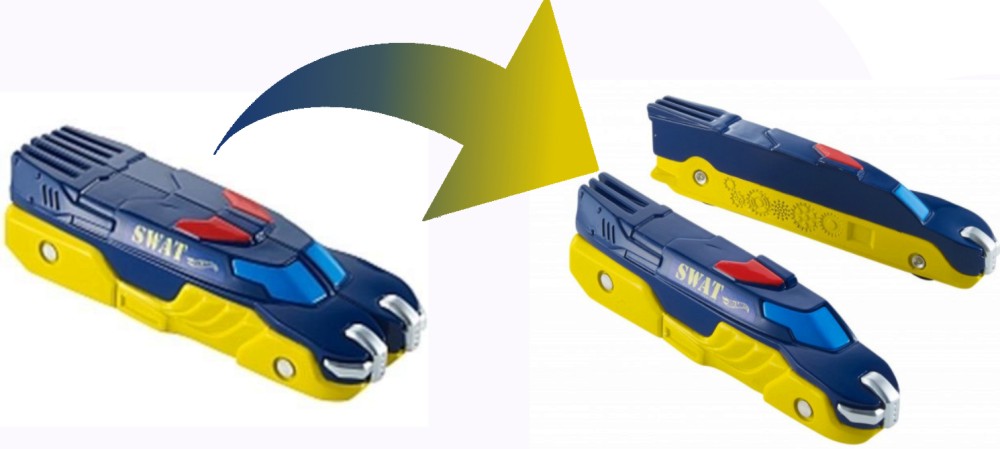  Mattel Split Speeders Swat Slicer -   Hot Wheels - 