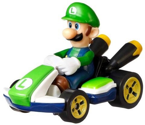 Mario Cart: Luigi Mario Cart: Luigi - Количка с фигурка от серията "Super Mario" - играчка