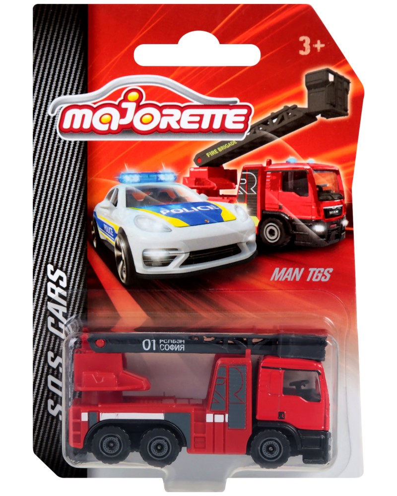    Majorette Man TBS -   SOS Cars - 