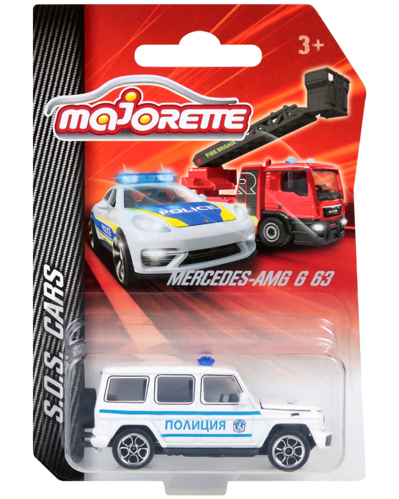   Majorette Mercedes-AMG G 63 Police -        SOS Cars - 