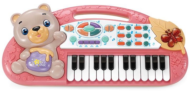 Йоника с 24 клавиша - Мече - Детски музикален инструмент - играчка