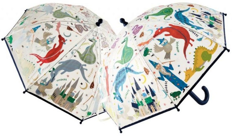 Детски чадър Floss and Rock - Приказен свят - С променящ се цвят - чадър