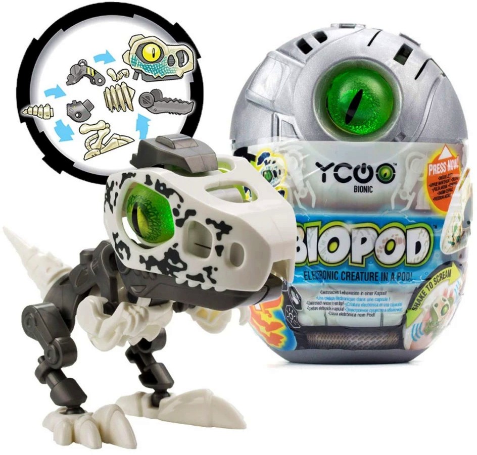 Робот изненада за сглобяване Биопод - Silverlit  Робот изненада за сглобяване Биопод - Silverlit  - Със звук и светлина от серията Ycoo - играчка