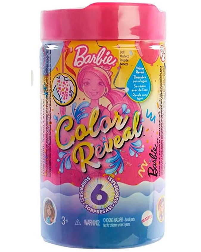   Mattel Color Reveal Party -   Barbie - 