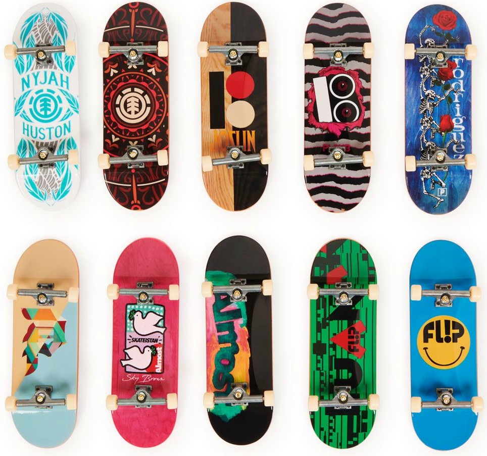 10  Spin Master Tech Deck DLX Pro Pack - 