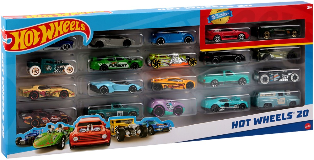  20   Hot Wheels - Mattel -   Hot Wheels - 