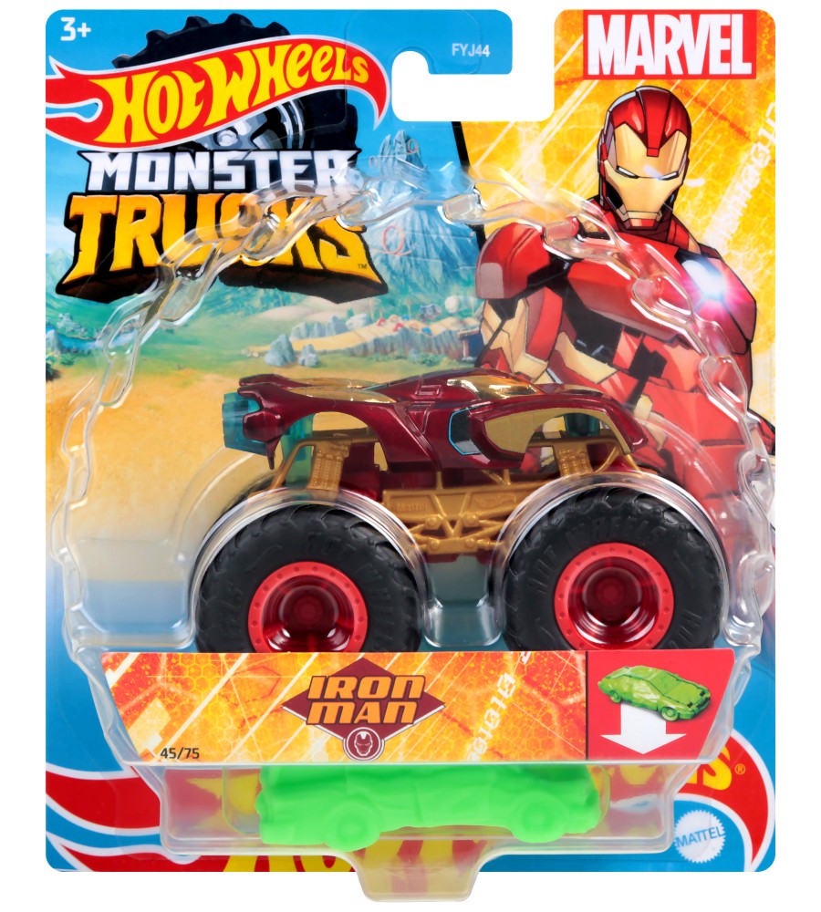    Mattel Iron Man -     Hot Wheels: Monster Trucks - 