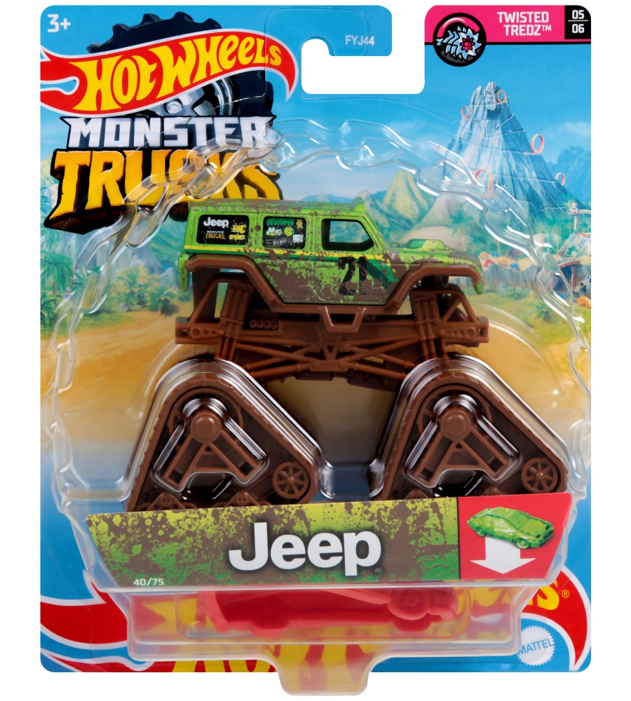   Mattel Jeep Monster Truck -     Hot Wheels: Monster Trucks - 
