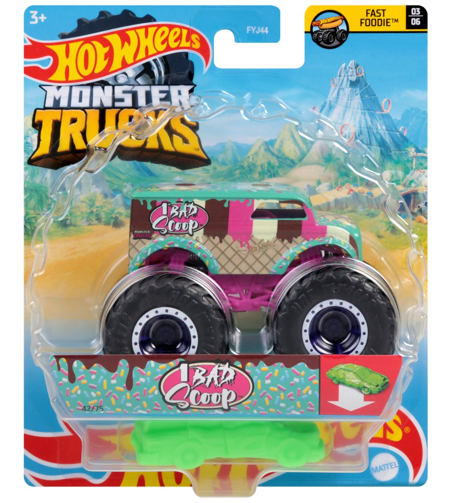    Mattel 1 Bad Scoop -     Hot Wheels: Monster Trucks - 