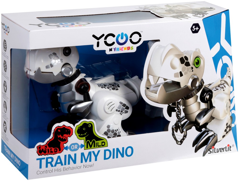 Дресирай робот динозавър Silverlit - От серията Ycoo - играчка