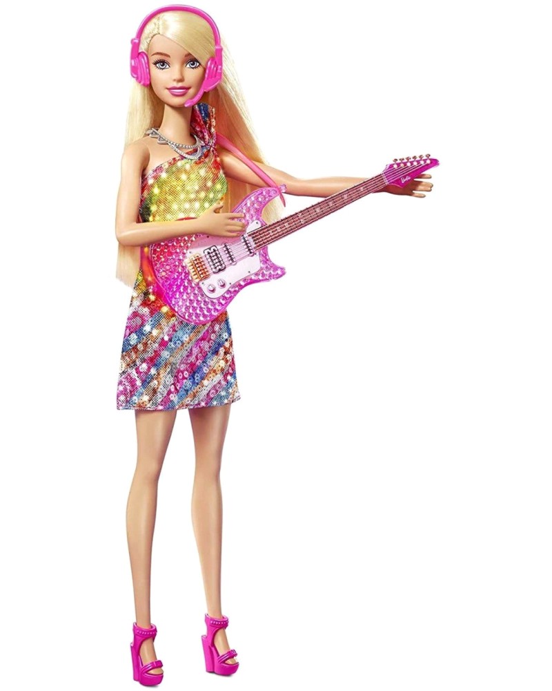 Кукла Барби Малибу певица - Mattel  - Със звук и светлина, на тема Barbie - кукла