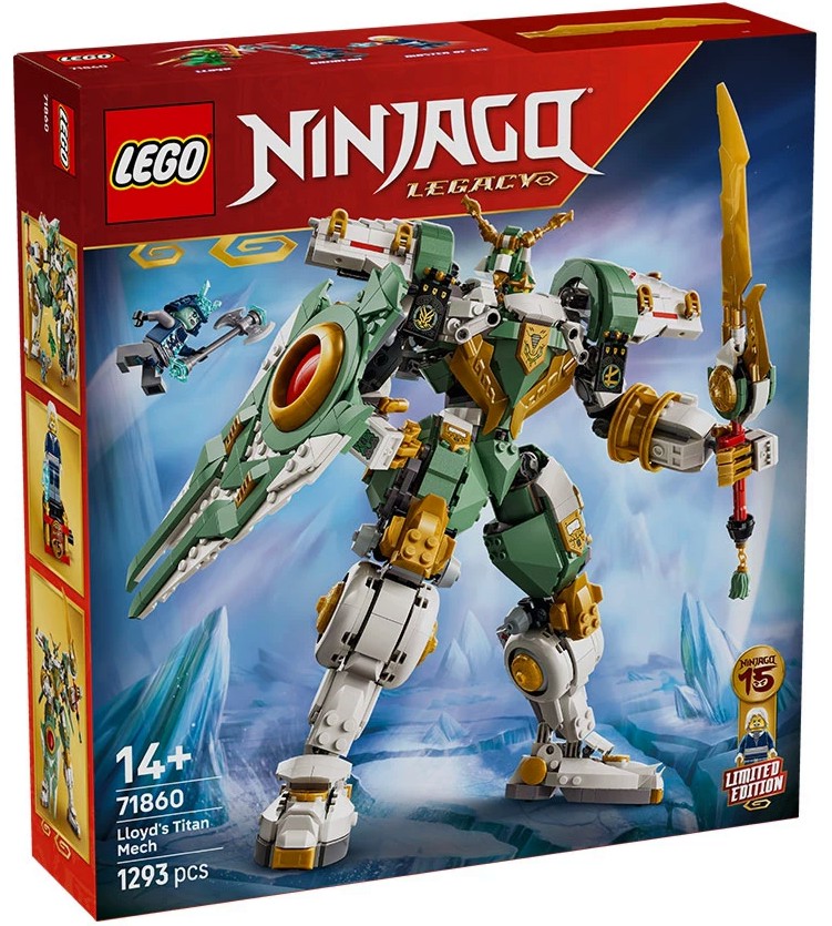 LEGO Ninjago - 15-та годишнина: Роботът-титан на Лойд LEGO Ninjago - 15-та годишнина: Роботът-титан на Лойд - Детски конструктор - играчка