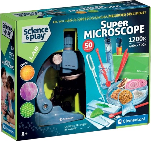 Микроскоп за експерименти - Clementoni Микроскоп за експерименти - Clementoni - От серията Science - образователен комплект