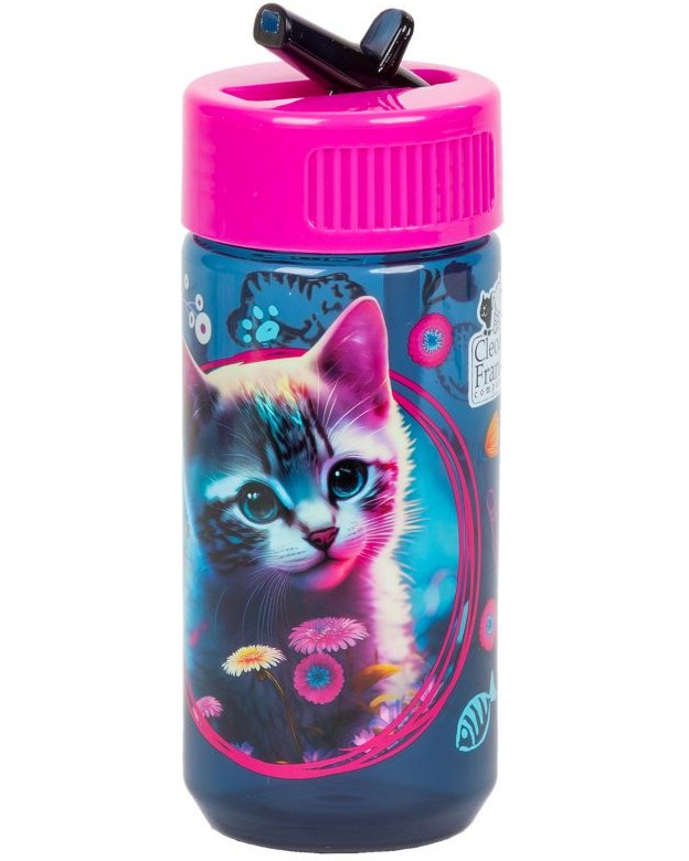 Детска бутилка Derform Детска бутилка Derform - С вместимост 330 ml от серията Cleo & Frank Company - детска бутилка