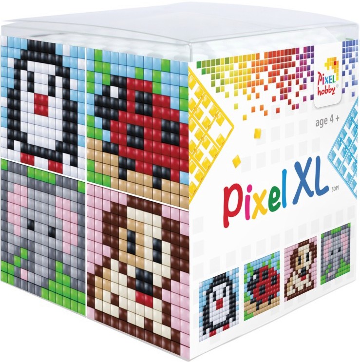 Мозайка с пиксели Pixelhobby - Животни - Творчески комплект - творчески комплект