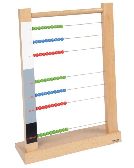 Дървено сметало на Монтесори Дървено сметало на Монтесори - играчка