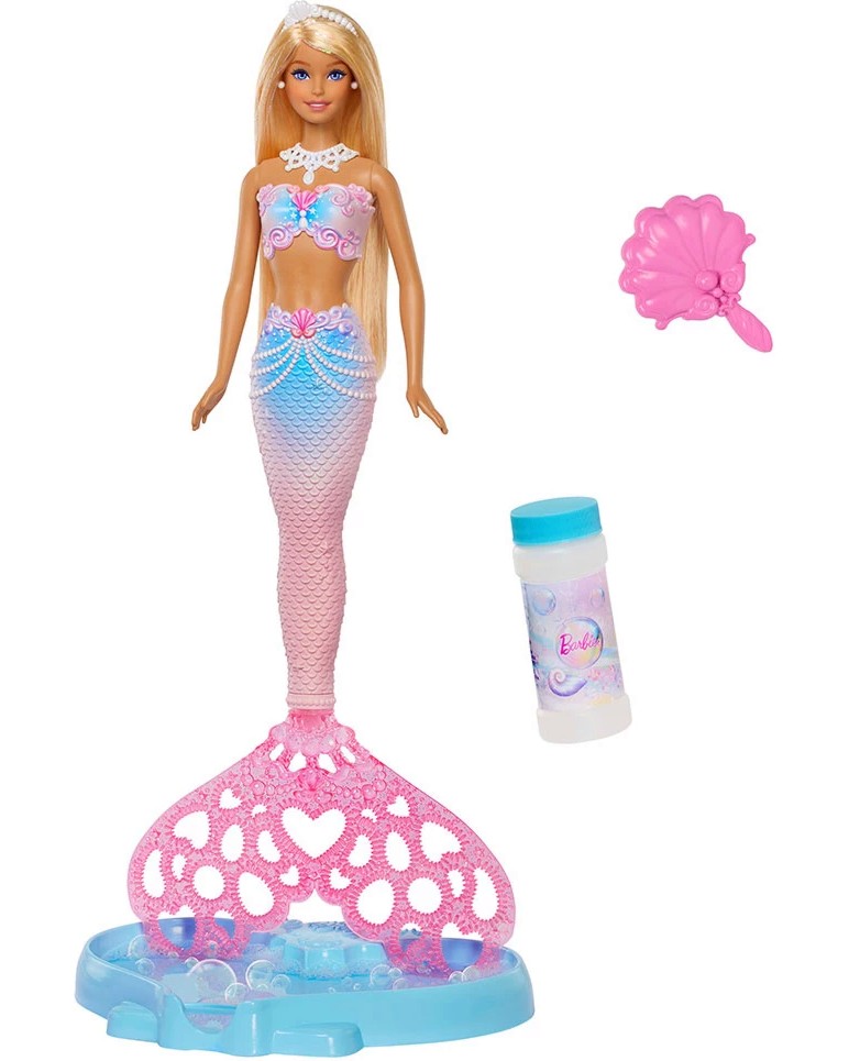 Кукла Барби Русалка със сапунени мехурчета - Mattel Кукла Барби Русалка със сапунени мехурчета - Mattel - На тема Barbie - кукла