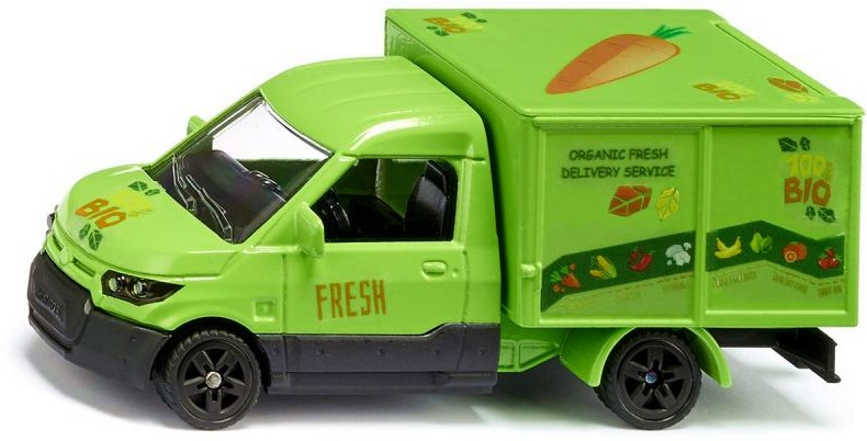 Метален камион Siku BIO Delivery Service - С мащаб 1:50 от серията Super - играчка