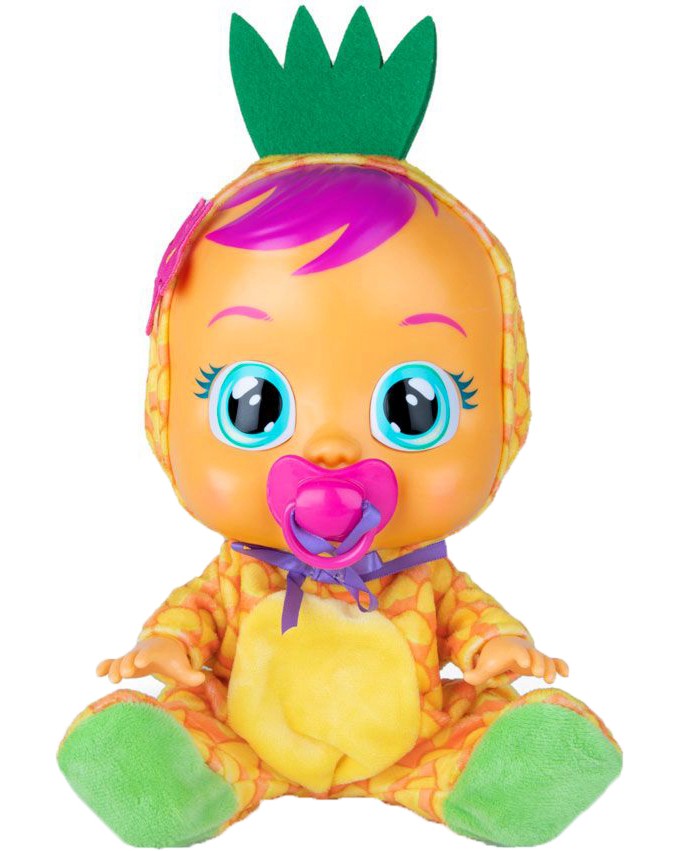 Плачеща кукла бебе Пиа Tutti Frutti - IMC Toys - С плодов аромат от серията Cry Babies - кукла